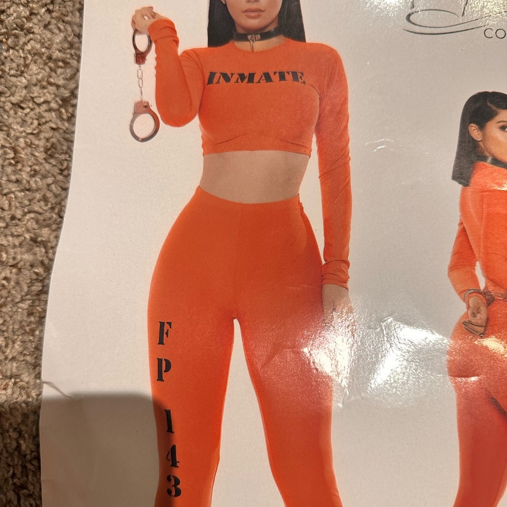 Forplay Orange Inmate Track Set